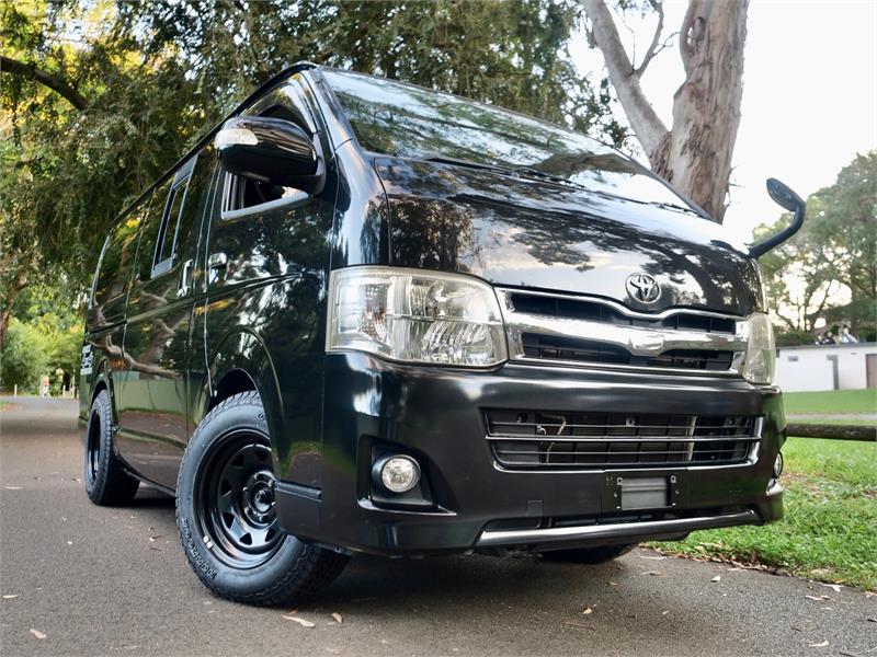 2010 TOYOTA HIACE KDH206R MY10 UPGRADE SUPER GL 4WD AUTOMATIC CAMPER