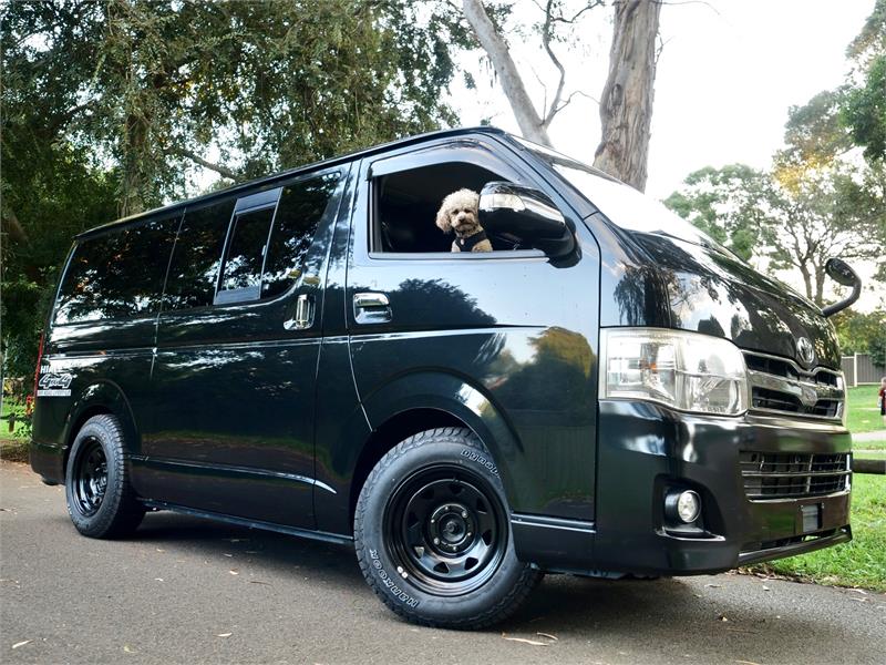 2010 TOYOTA HIACE KDH206R MY10 UPGRADE SUPER GL 4WD AUTOMATIC CAMPER