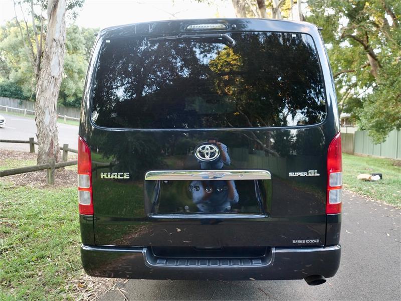 2010 TOYOTA HIACE KDH206R MY10 UPGRADE SUPER GL 4WD AUTOMATIC CAMPER