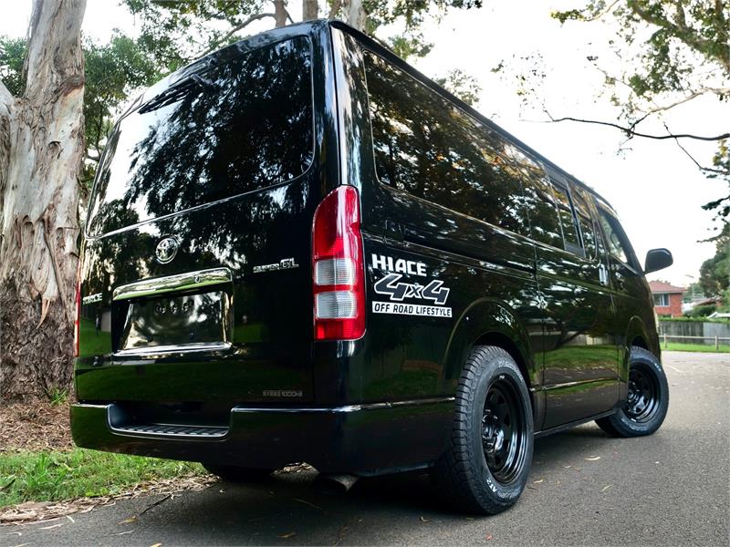 2010 TOYOTA HIACE KDH206R MY10 UPGRADE SUPER GL 4WD AUTOMATIC CAMPER