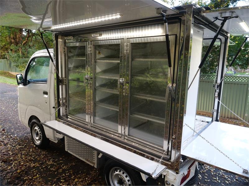 2017 DAIHATSU HIJET S510P 4WD FOOD DELIVERY TRUCK