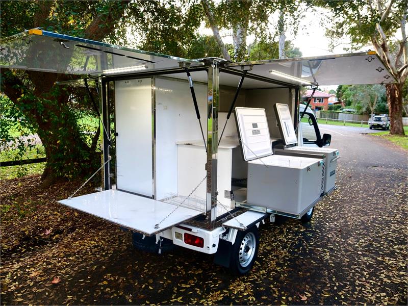 2017 DAIHATSU HIJET S510P 4WD FOOD DELIVERY TRUCK