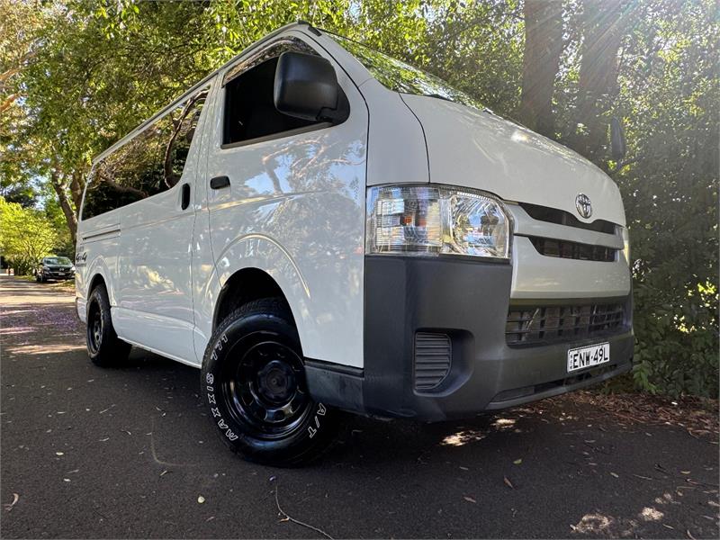 2015 TOYOTA HIACE KDH206R MY15 UPGRADE DX 6 SEATER AUTOMATIC WAGON