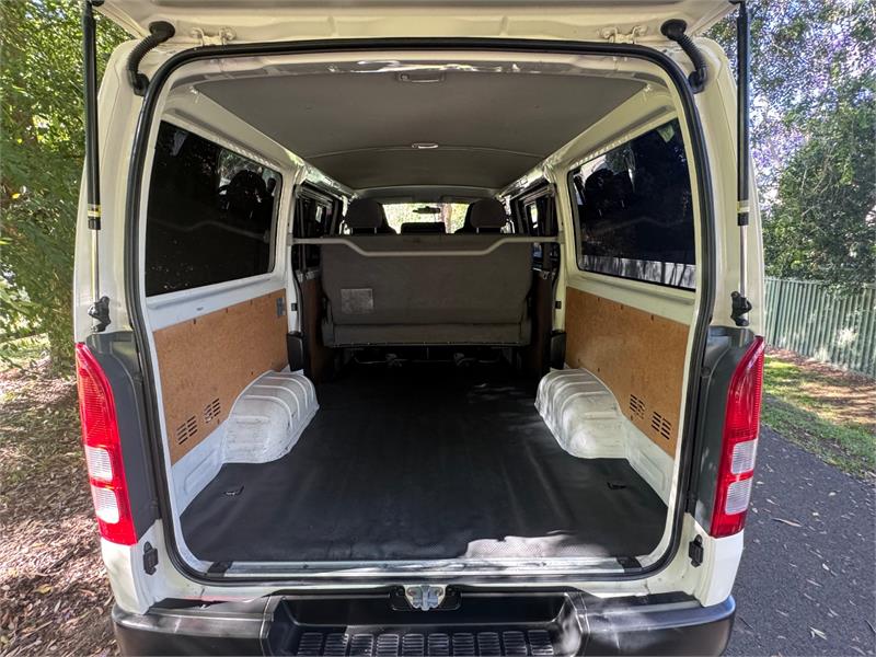 2015 TOYOTA HIACE KDH206R MY15 UPGRADE DX 6 SEATER AUTOMATIC WAGON