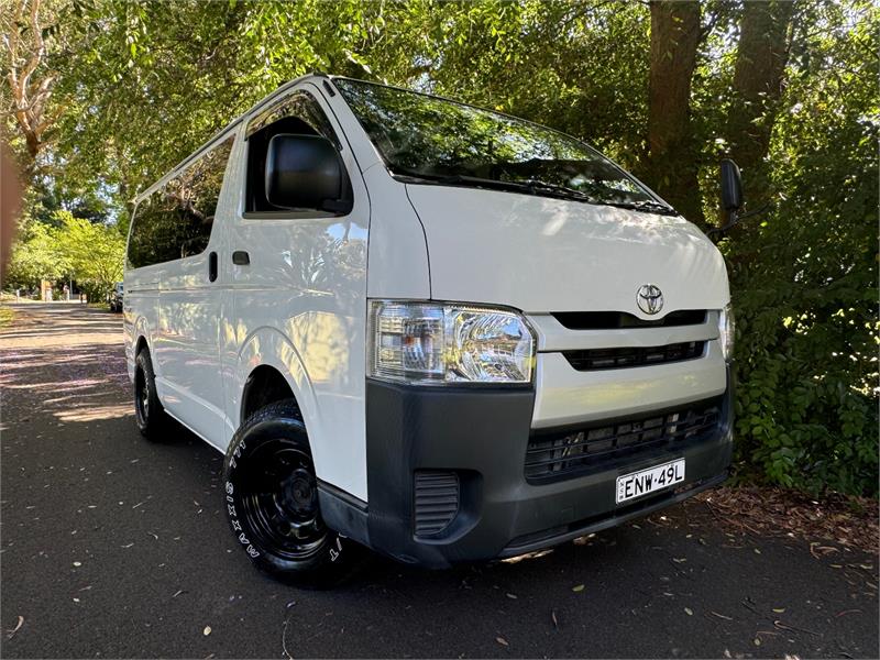 2015 TOYOTA HIACE KDH206R MY15 UPGRADE DX 6 SEATER AUTOMATIC WAGON