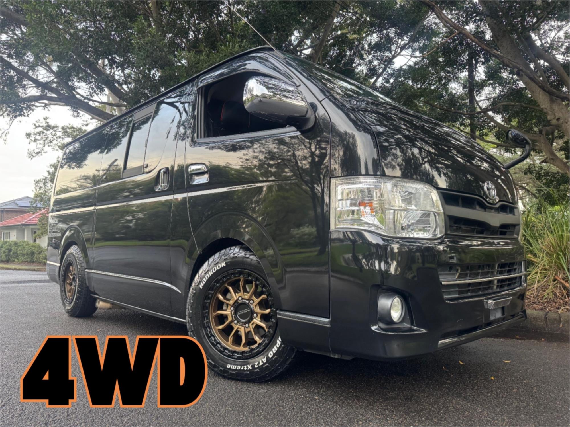 2013 TOYOTA HIACE KDH201R MY12 UPGRADE LWB 4 SP AUTOMATIC 4D VAN