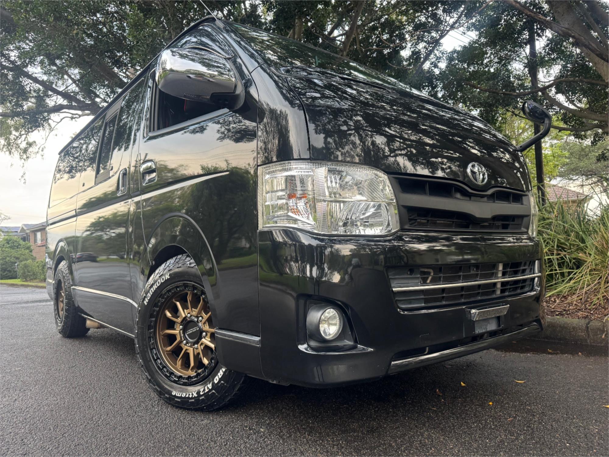 2013 TOYOTA HIACE KDH201R MY12 UPGRADE LWB 4 SP AUTOMATIC 4D VAN
