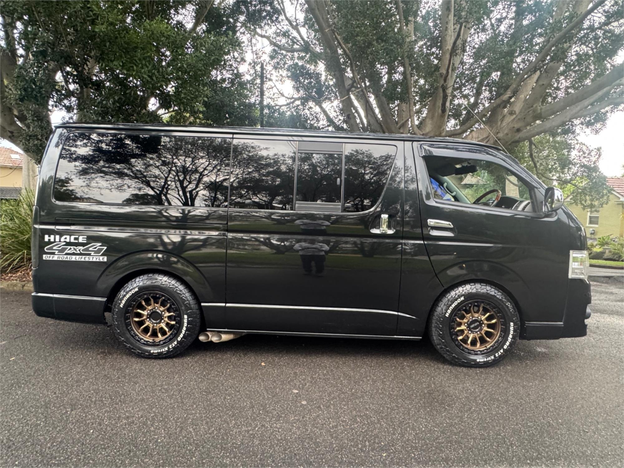 2013 TOYOTA HIACE KDH201R MY12 UPGRADE LWB 4 SP AUTOMATIC 4D VAN