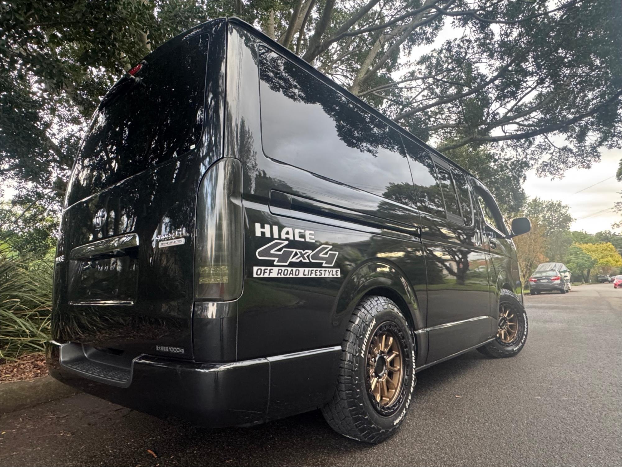 2013 TOYOTA HIACE KDH201R MY12 UPGRADE LWB 4 SP AUTOMATIC 4D VAN