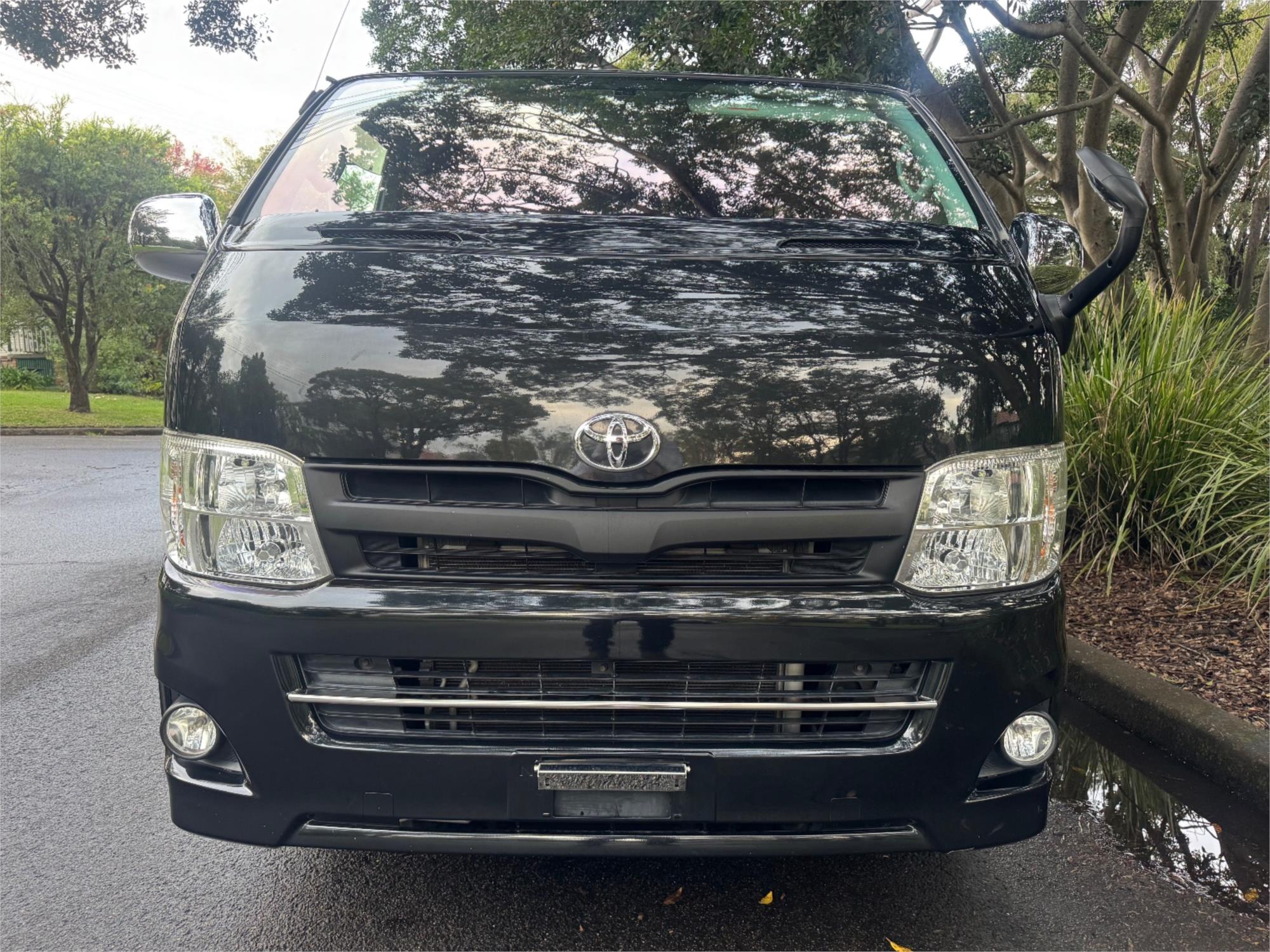 2013 TOYOTA HIACE KDH201R MY12 UPGRADE LWB 4 SP AUTOMATIC 4D VAN