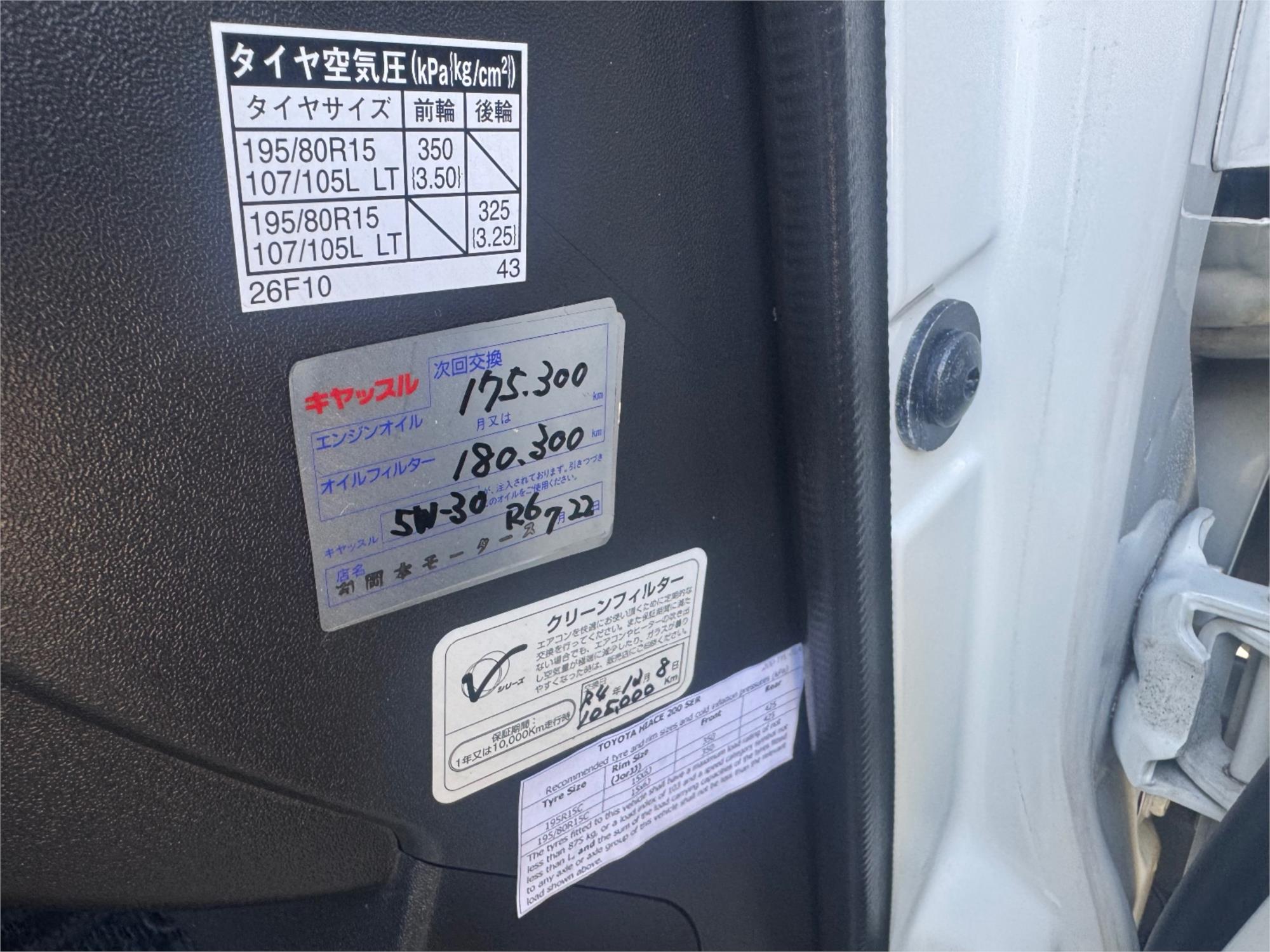 2019 TOYOTA HIACE TRH206 AUTOMATIC 2D VAN