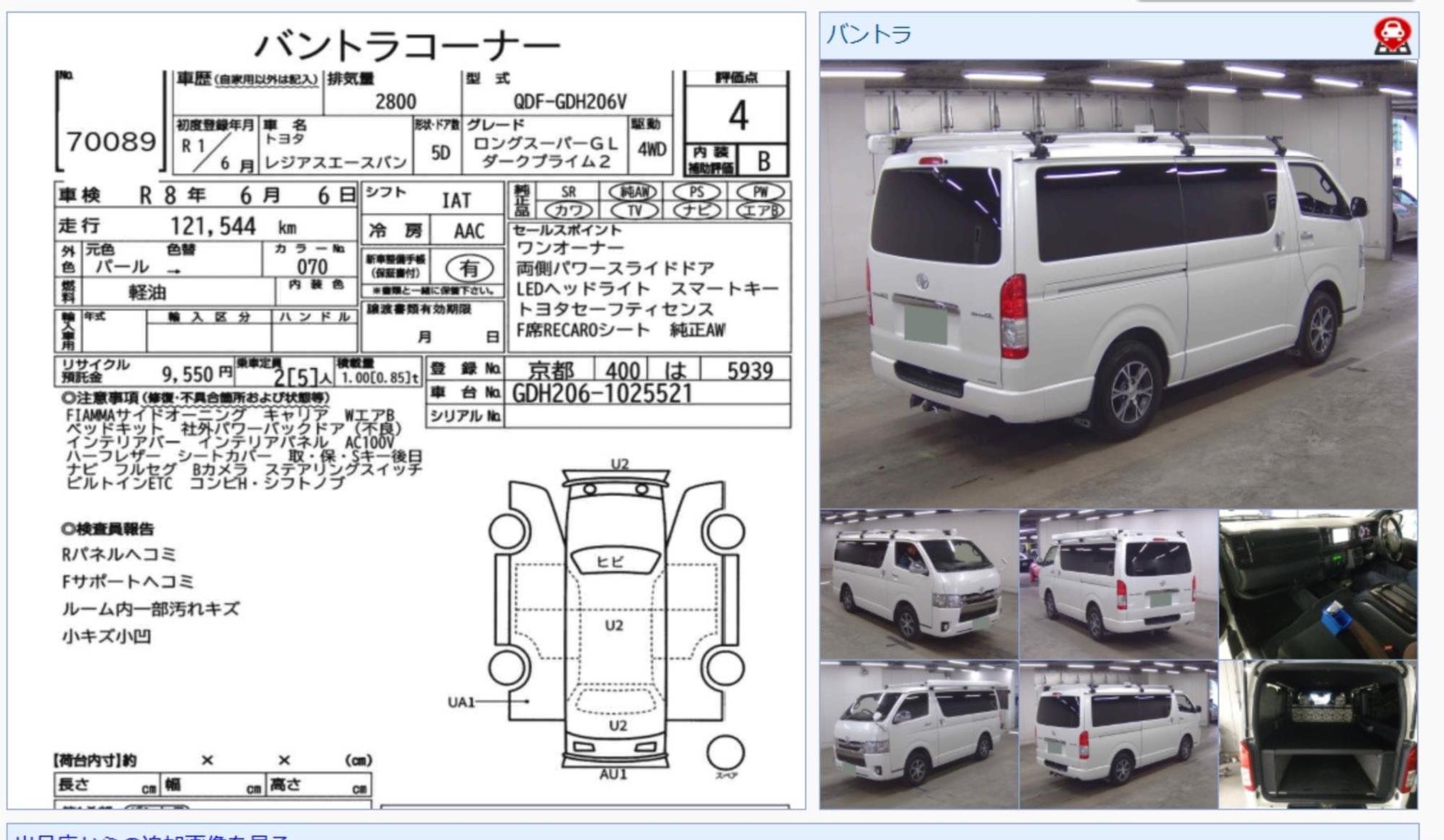 2019 TOYOTA HIACE GDH206R AUTOMATIC VAN