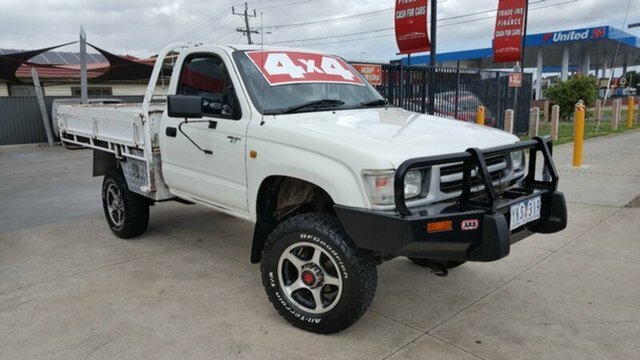 1998 TOYOTA HILUX RZN169R 5 SP MANUAL 4X4 2D CAB CHASSIS