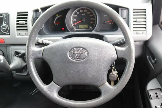 2013 TOYOTA HIACE KDH201R MY12 UPGRADE 5 SP MANUAL 4D VAN