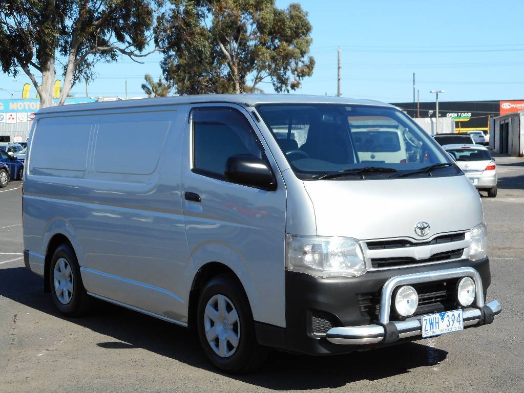 2013 TOYOTA HIACE TRH201R MY12 UPGRADE 4 SP AUTOMATIC 4D VAN