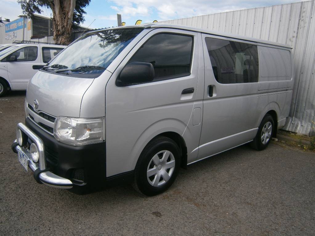 2013 TOYOTA HIACE TRH201R MY12 UPGRADE 4 SP AUTOMATIC 4D VAN