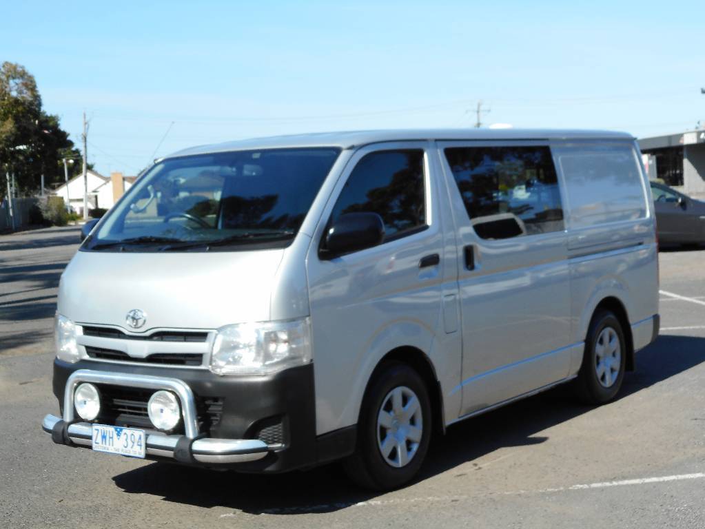 2013 TOYOTA HIACE TRH201R MY12 UPGRADE 4 SP AUTOMATIC 4D VAN