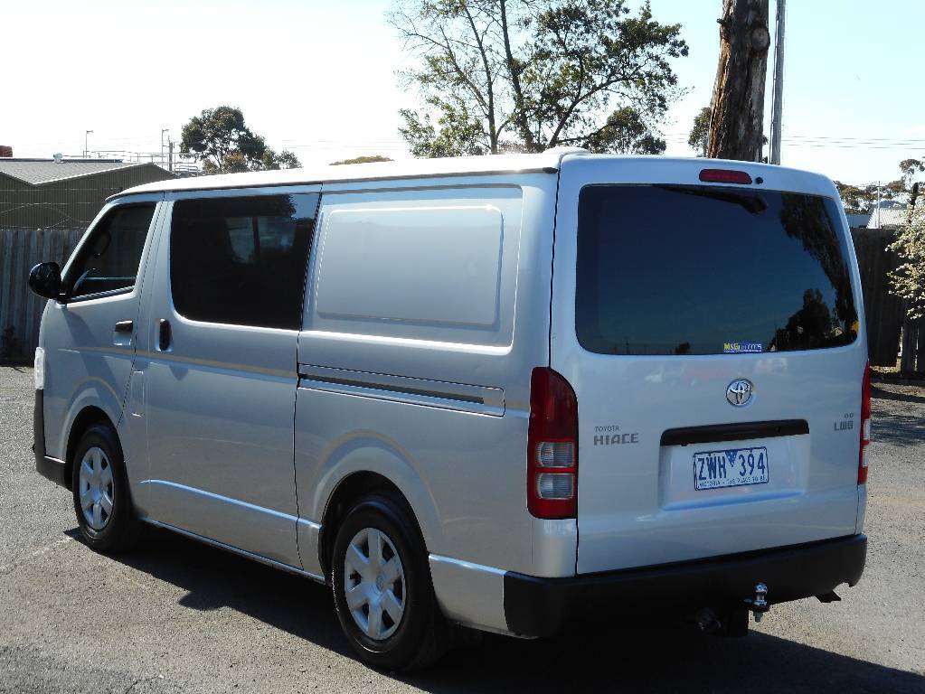 2013 TOYOTA HIACE TRH201R MY12 UPGRADE 4 SP AUTOMATIC 4D VAN