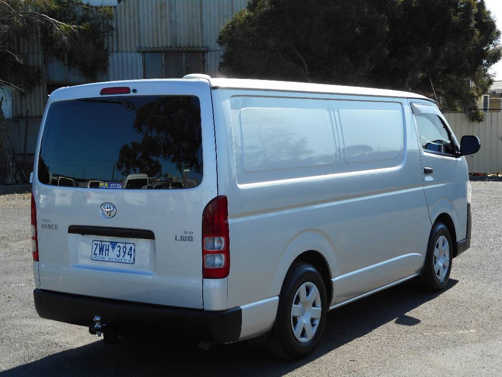 2013 TOYOTA HIACE TRH201R MY12 UPGRADE 4 SP AUTOMATIC 4D VAN