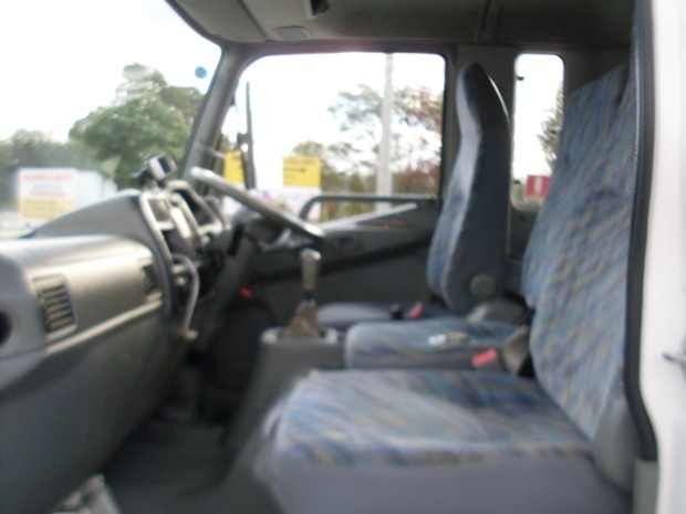 2007 MITSUBISHI FK617 FUSO TABLE TOP CRANE TRUCK MANUAL SERVICE BODY