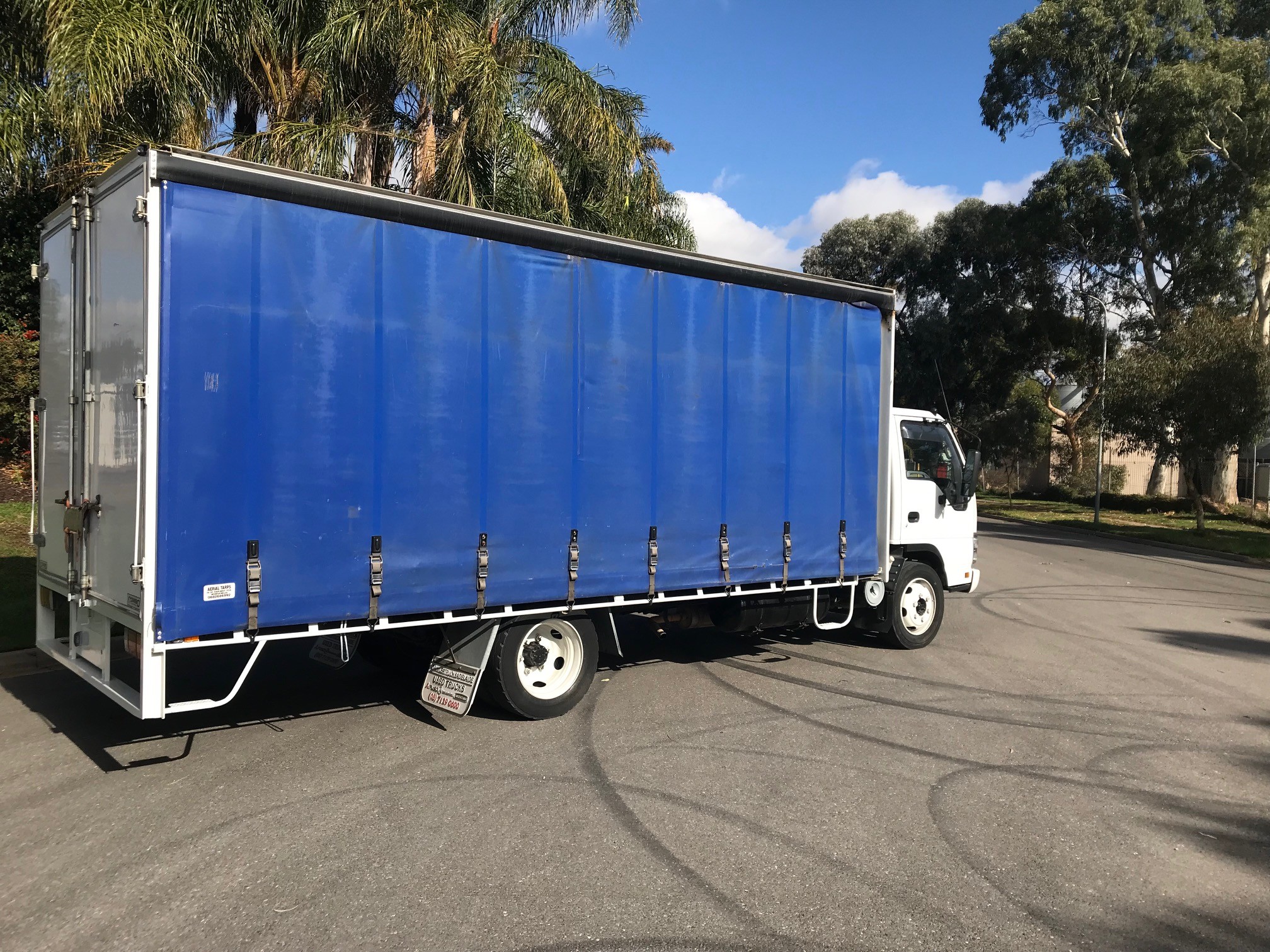 2006 ISUZU NQR TRUCK MANUAL CURTAINSIDER