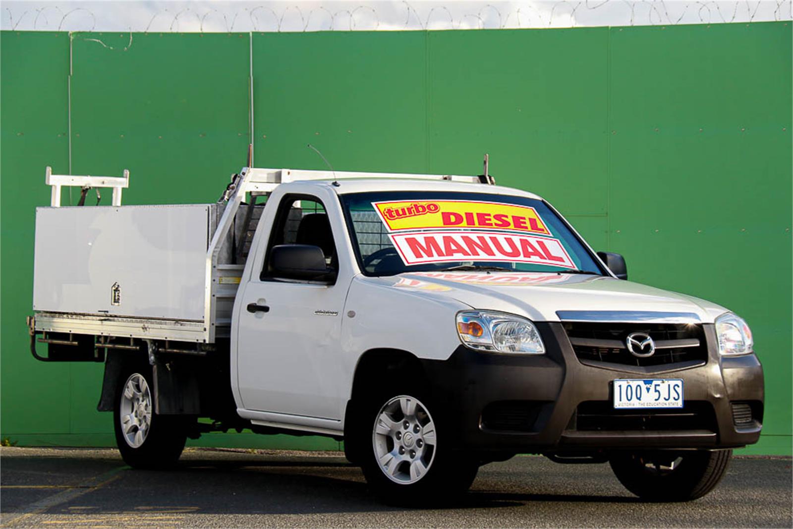 2009 MAZDA BT-50 UNY0E4 DX MANUAL CAB CHASSIS