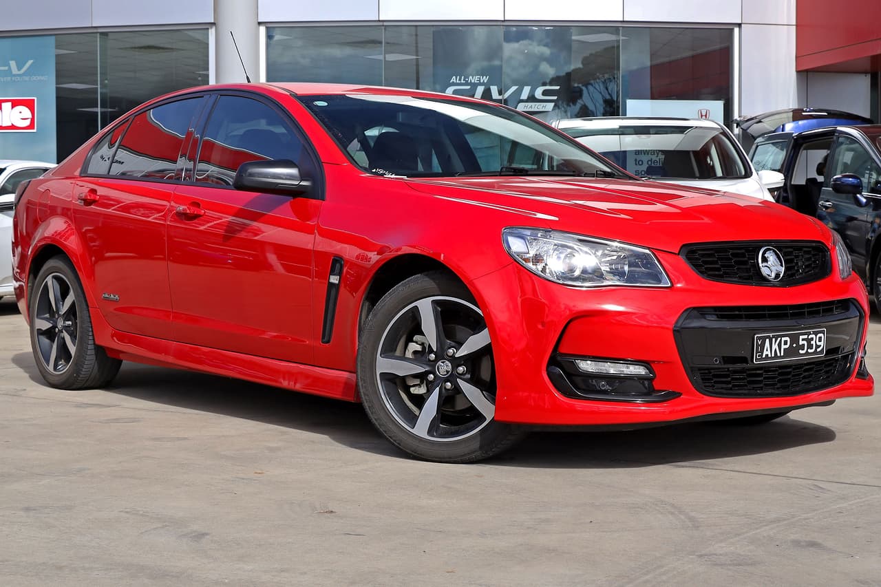 2016 HOLDEN COMMODORE VF SERIES II SV6 BLACK SPORTS AUTOMATIC SEDAN