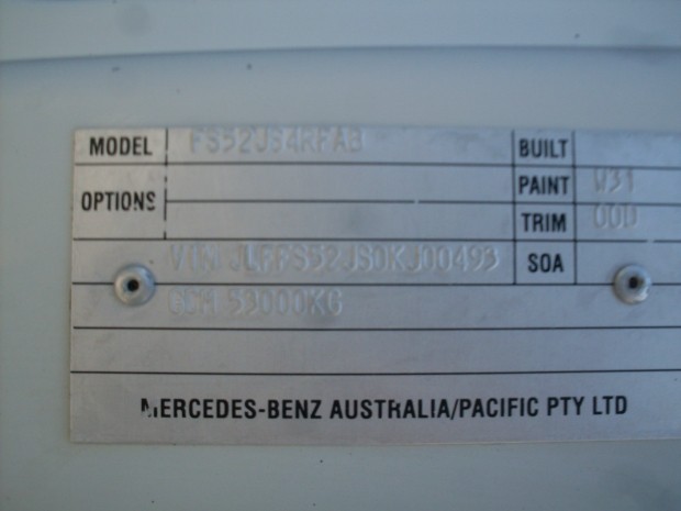 2008 MITSUBISHI FS TIPPER CRANE TRUCK MANUAL CRANE TRUCK