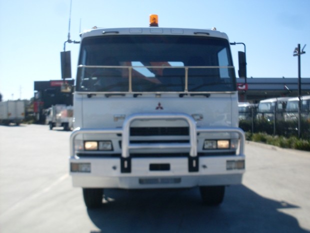 2008 MITSUBISHI FS TIPPER CRANE TRUCK MANUAL CRANE TRUCK