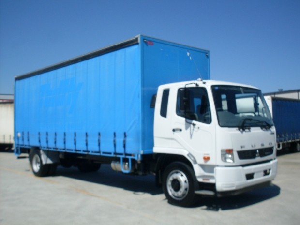 2013 MITSUBISHI FIGHTER 1627 FUSO 1627 CURTAINSIDER T/GATE TRUCK MANUAL CURTAINSIDER