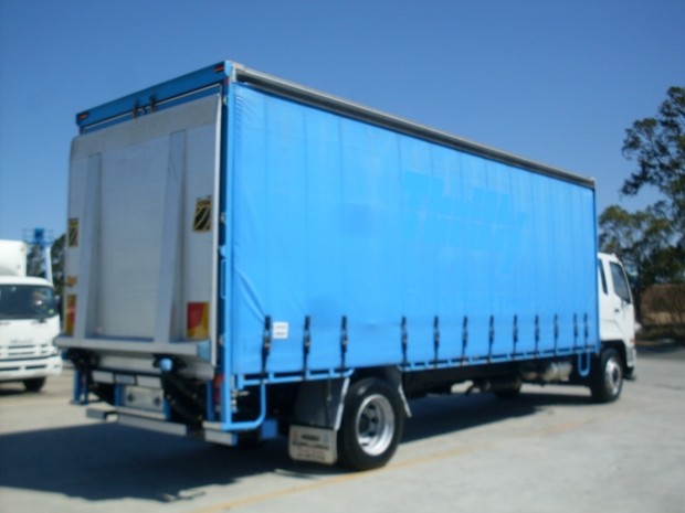 2013 MITSUBISHI FIGHTER 1627 FUSO 1627 CURTAINSIDER T/GATE TRUCK MANUAL CURTAINSIDER