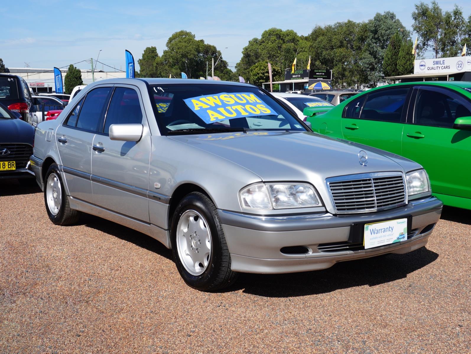 1998 MERCEDES-BENZ C200 W202 ELEGANCE 5 SP AUTOMATIC 4D SEDAN