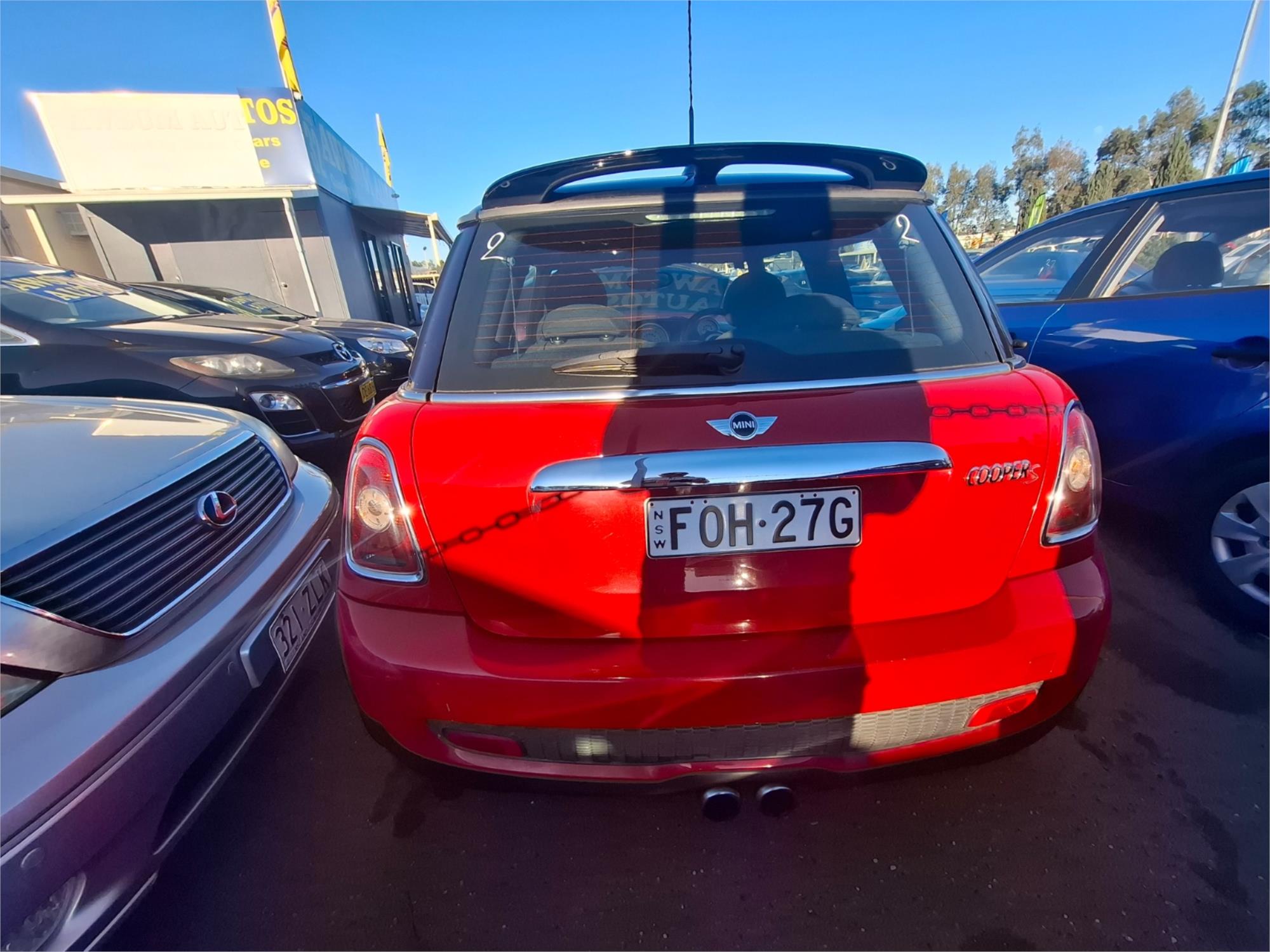 2009 MINI COOPER R56 S 6 SP MANUAL 2D HATCHBACK