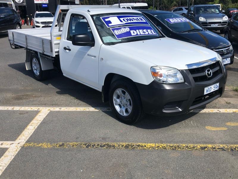 2009 MAZDA BT-50 B2500 DX 2DR MAN 5SP 2.5DT (3ST) TRAY