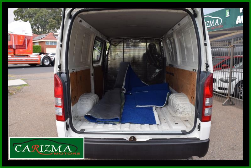 2013 TOYOTA HIACE KDH201R MY12 UPGRADE 5 SP MANUAL 4D VAN