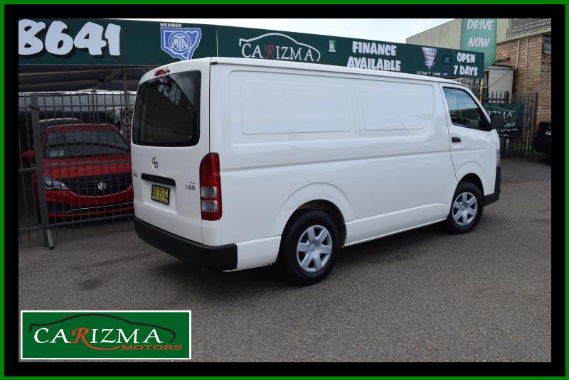 2013 TOYOTA HIACE KDH201R MY12 UPGRADE 5 SP MANUAL 4D VAN