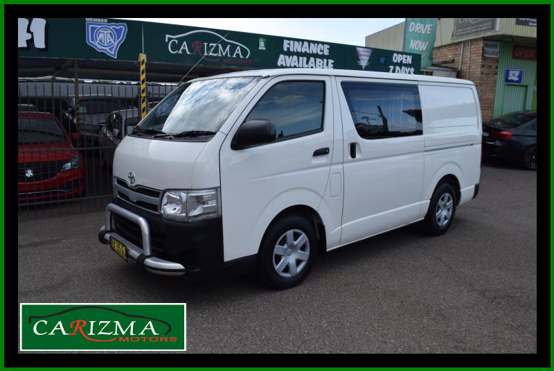 2013 TOYOTA HIACE KDH201R MY12 UPGRADE 5 SP MANUAL 4D VAN