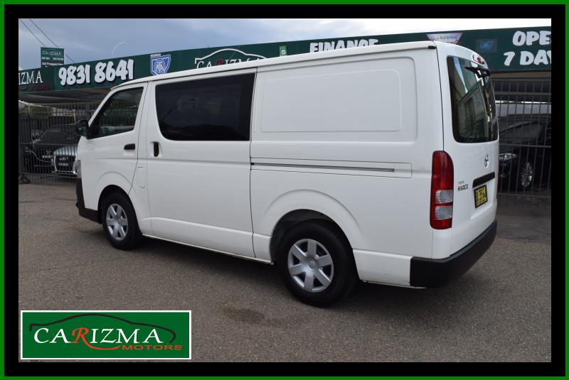 2013 TOYOTA HIACE KDH201R MY12 UPGRADE 5 SP MANUAL 4D VAN
