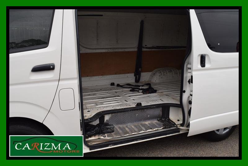 2013 TOYOTA HIACE KDH201R MY12 UPGRADE LWB 4 SP AUTOMATIC 4D VAN