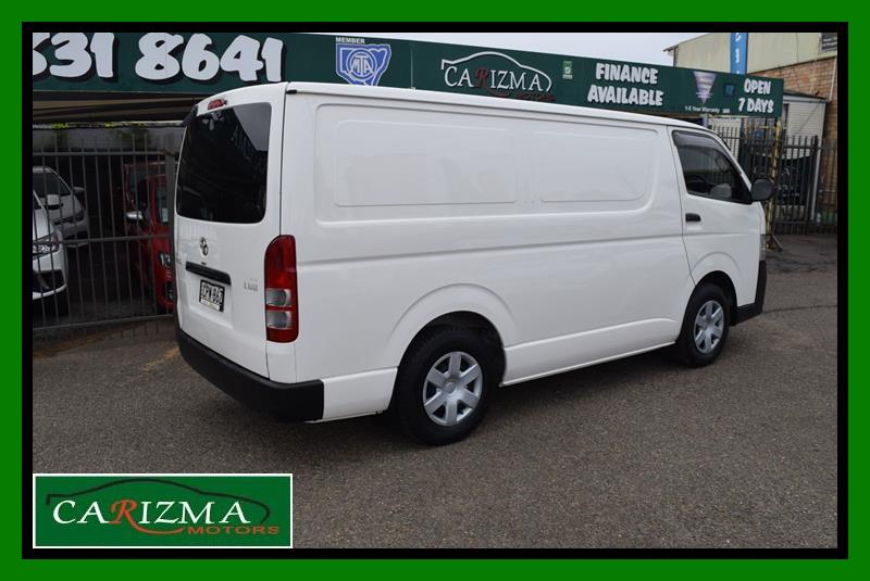 2013 TOYOTA HIACE KDH201R MY12 UPGRADE LWB 4 SP AUTOMATIC 4D VAN