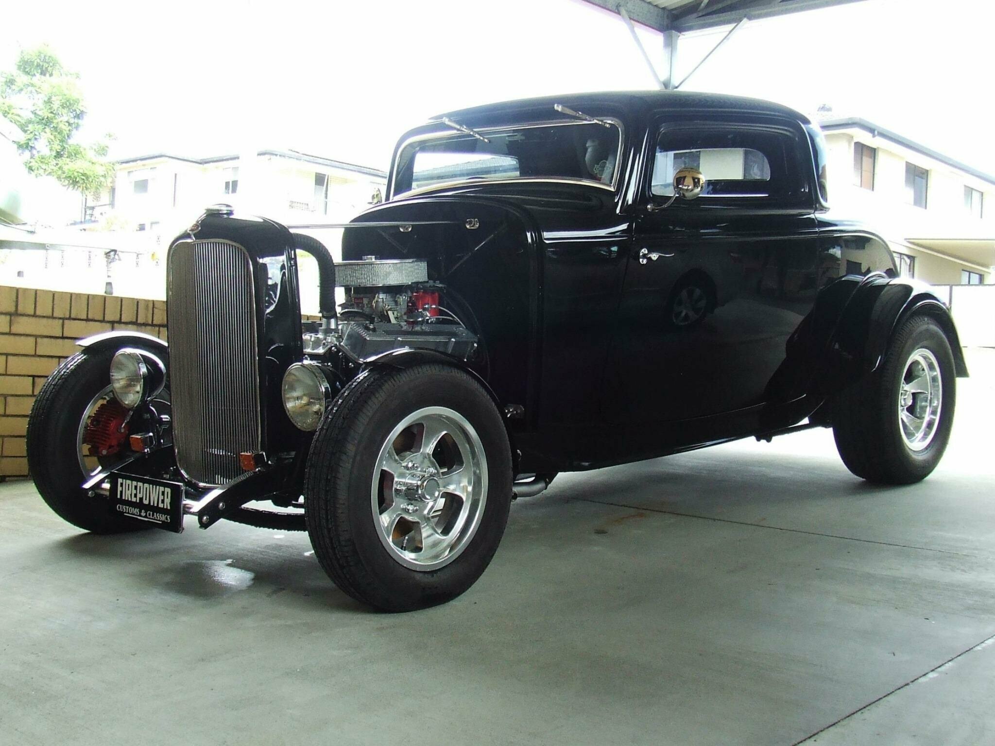 1932 FORD THREE WINDOW TURBO 700 AUTOMATIC COUPE