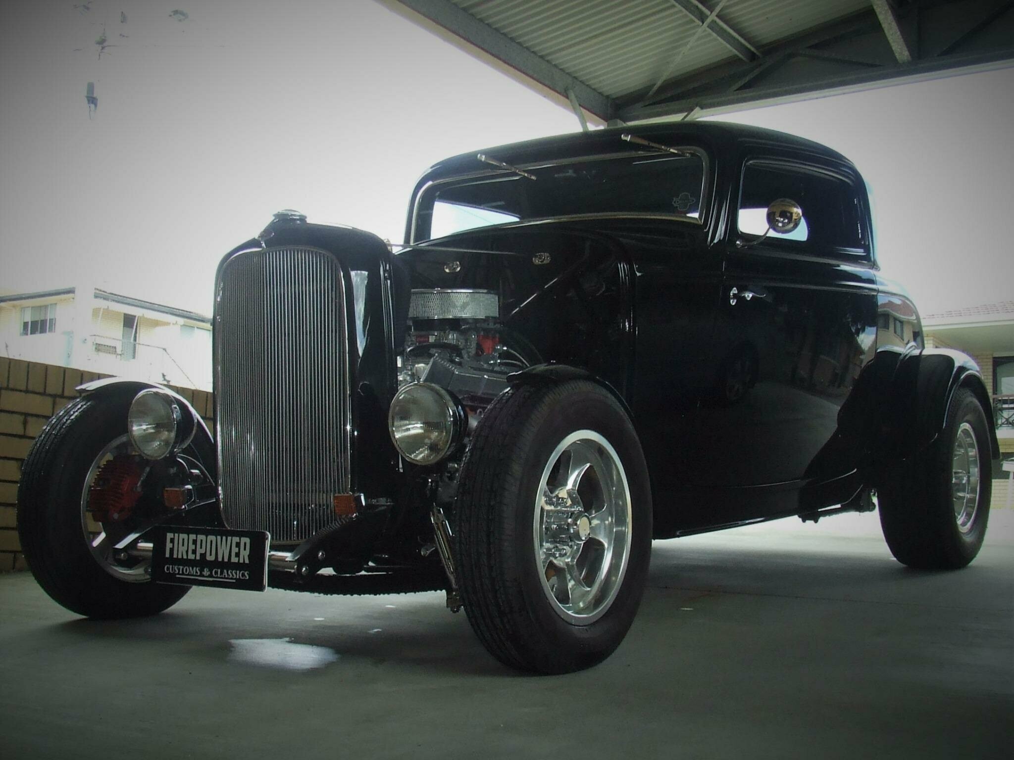 1932 FORD THREE WINDOW TURBO 700 AUTOMATIC COUPE