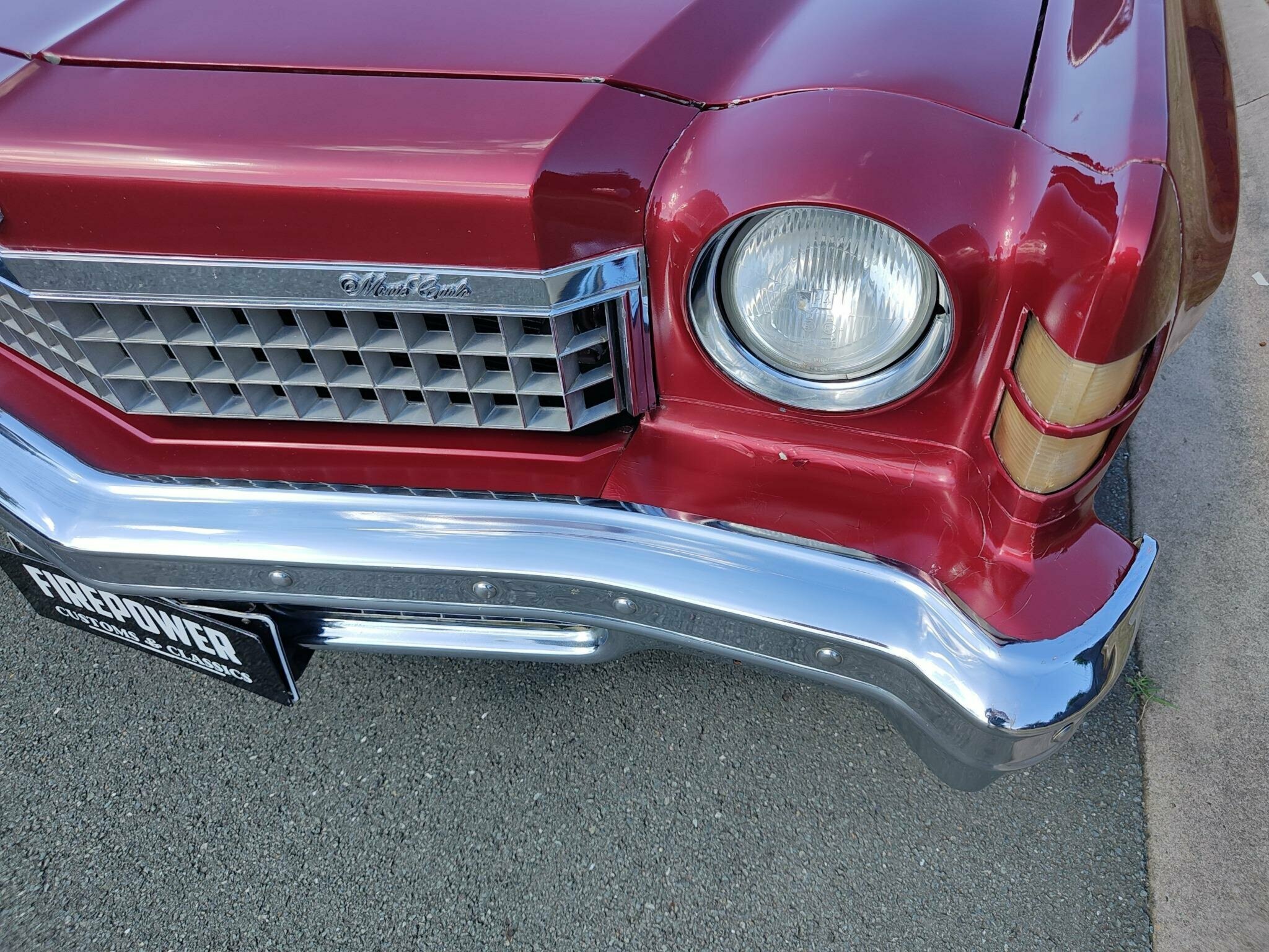 1974 CHEVROLET MONTE CARLO LANDAU AUTOMATIC SEDAN