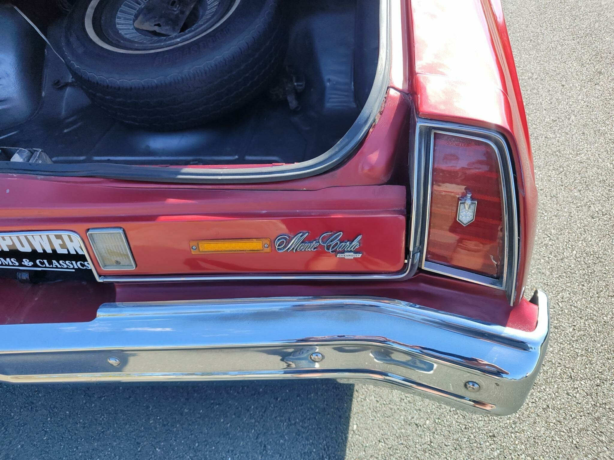 1974 CHEVROLET MONTE CARLO LANDAU AUTOMATIC SEDAN