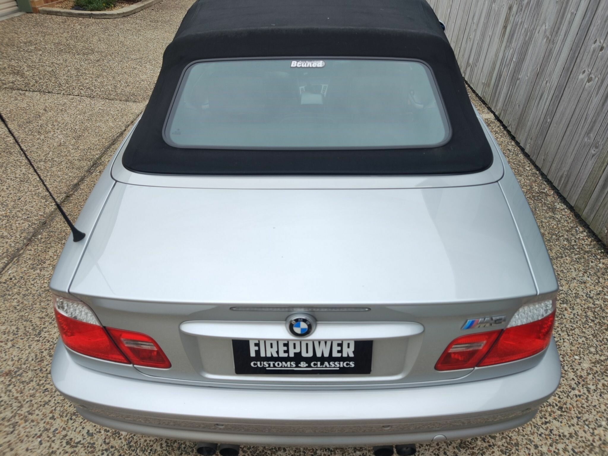 2003 BMW M3 E46 6 SP MANUAL 2D CONVERTIBLE
