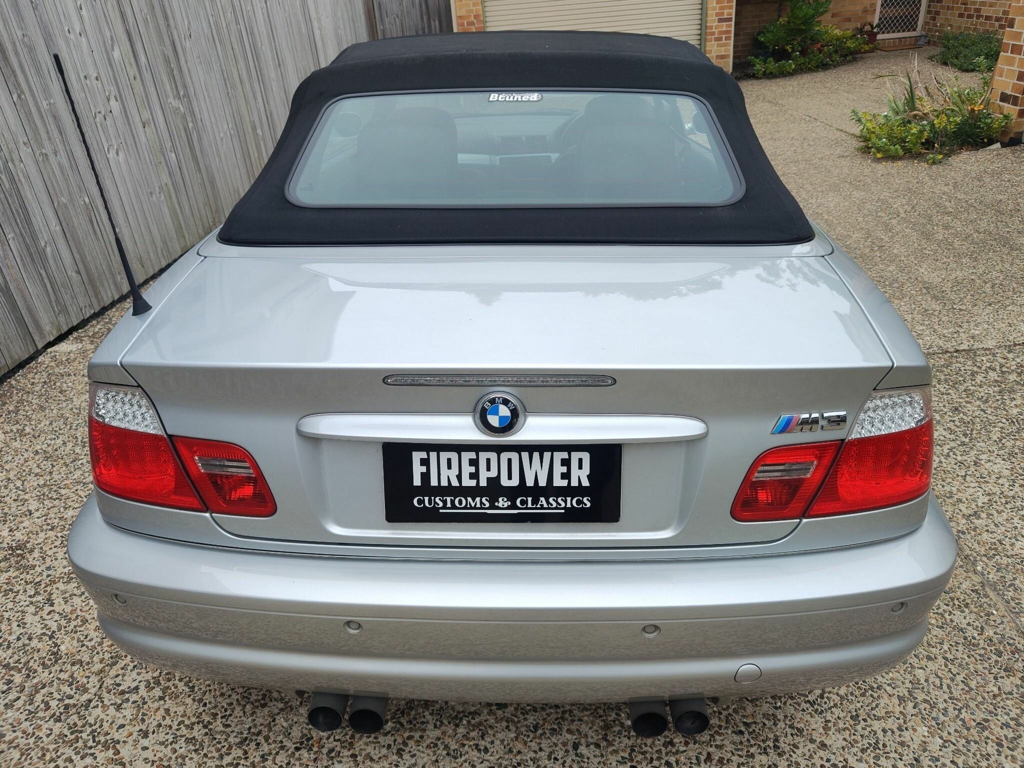 2003 BMW M3 E46 6 SP MANUAL 2D CONVERTIBLE