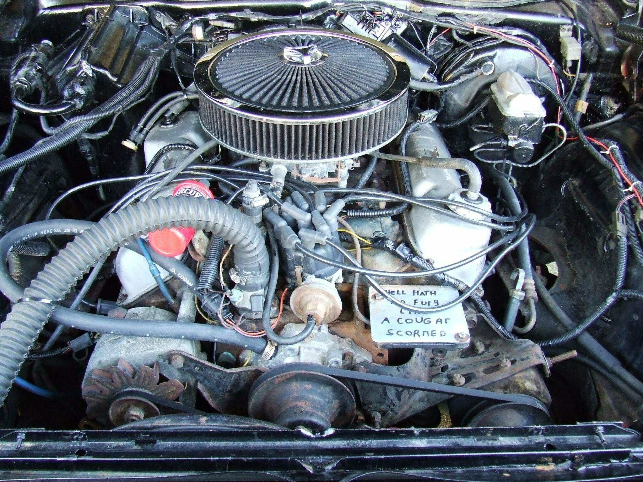 1975 MERCURY COUGAR XR7 AUTOMATIC COUPE