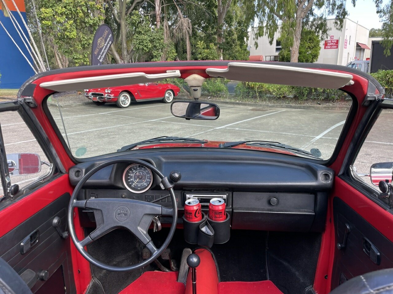 1974 VOLKSWAGEN KARMANN 1600 BEETLE 4 SP MANUAL 2D CONVERTIBLE