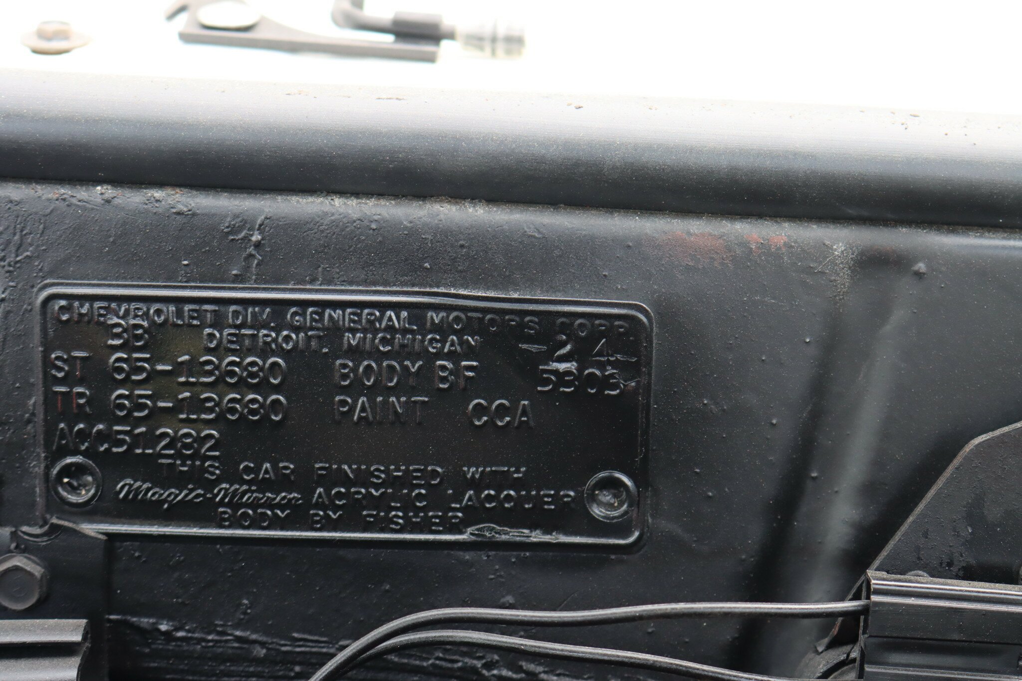 1965 CHEVROLET EL CAMINO 3 SP AUTOMATIC 2D UTILITY