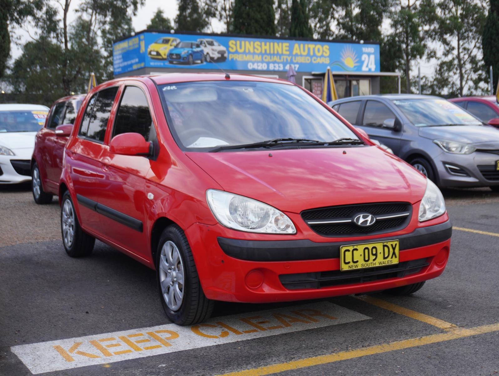 2009 HYUNDAI GETZ TB MY09 S 4 SP AUTOMATIC 3D HATCHBACK